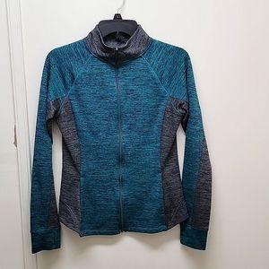 Aeropostale 🧥 Teal and Gray Women's Jacket - Size M